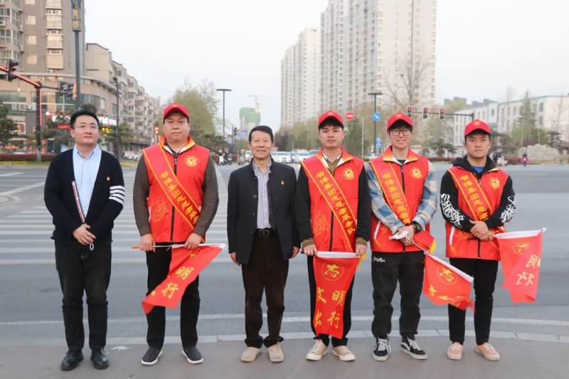 智博新聞丨智博集團交通路口執(zhí)勤志愿服務活動